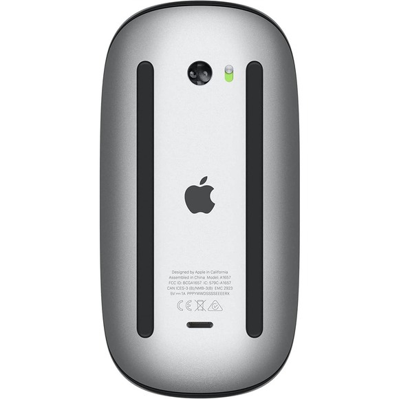 Apple Magic Mouse (Wireless, Rechargable) - Black Multi-Touch Surface - Picture 4 of 5